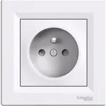 Schneider Electric Asfora - zásuvka 2P+PE - clonky - 16A - bílá (EPH2800221)