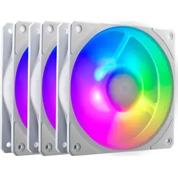 Počítačové chlazení Cooler Master Mobius 120P ARGB bílá 3ks (MFZ-M2DW-243P2-R1)