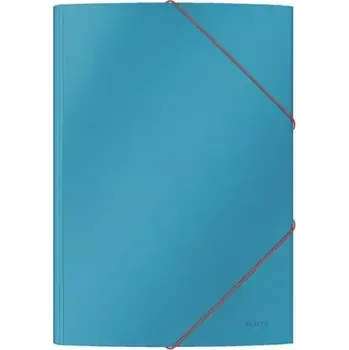 Leitz Cosy A4 Desky hebké se 3 chlopněmi a gumičkou kartonové klidná modrá (30020061)