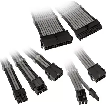 Počítačový zdroj Kolink Prodlužovací sada opletených kabelů Core Adept šedá (COREADEPT-EK-GRY)