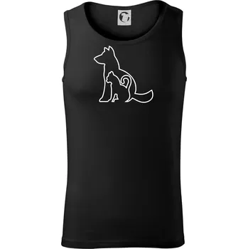 Kočkopes - Tílko pánské Core - M ( Černá )