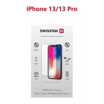 Telefonní příslušenství SWISSTEN Ochranné temperované sklo 2.5D pro Apple iPhone 13 13 Pro (74517909)