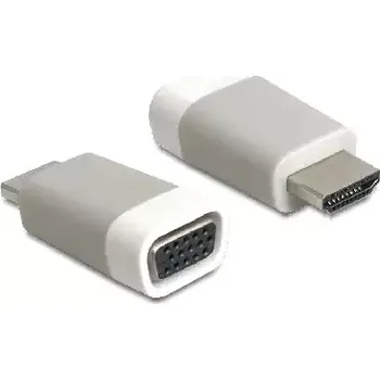 Video redukce Delock adaptér HDMI A samec na VGA samice (65472)