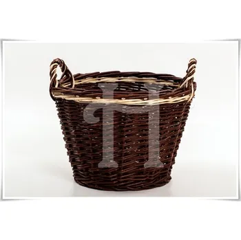 Proutěný koš A011 Průměr: 36cm| VÝŠKA: 25/30cm