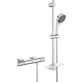 Vodovodní baterie GROHE Precision Feel - Sprchová souprava s termostatem, chrom 34791000