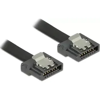 Kabel do PC DeLock kabel SATA FLEXI 6 Gb/s 20 cm černá (83839)