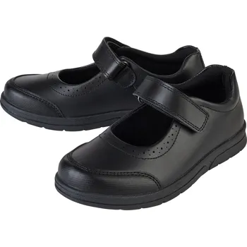 Dívčí baleríny Dívčí kožené baleríny (černá lesklá, 30)