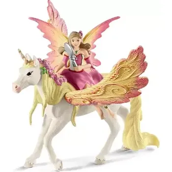 Figurka Schleich Feya s okřídleným jednorožcem (4059433573809)