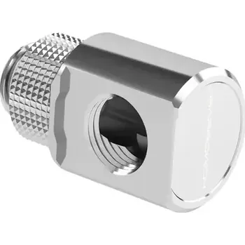 Fitinka Barrow G1/4 (M-F) spojka - 90° koleno (FBWT90-MR) stříbrná (FBWT90-MR s)