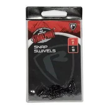 FOX Rage Karabinka s obratlíkem Strike Point Snap Swivel Velikost 1 10ks (NAC057)