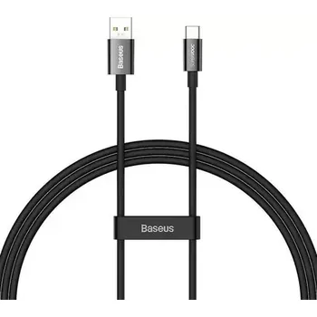 Datový kabel Baseus CAYS000901 Kabel USB-A (M) - USB-C (M) 1 m černá (CAYS000901)