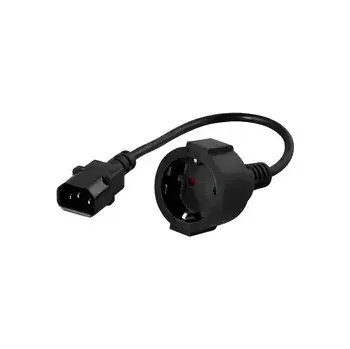 Napájecí kabel PowerWalker IEC C14 - Type F (CEE7/3) 0.2 m (91015003)