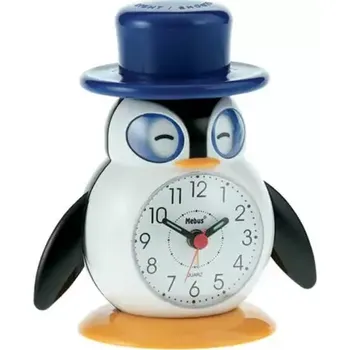 Budík Mebus 26513 - Dětský budík Tučňák (26514)
