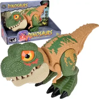 Figurka Pohyblivý dinosaurus Tyranosaurus Rex + zvuk, světlo, zelený