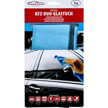 Utěrka XANTOS 514203 Utěrka na čištění skla DUO modrá (514203)