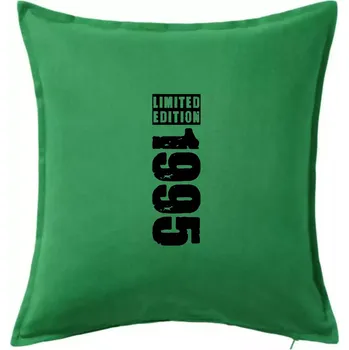 Polštář Limited edition 1995 pruh - Polštář 50x50 - 50x50 - Pouze potah ( Středně zelená )