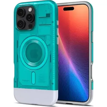 Pouzdro na mobilní telefon Spigen Classic C1 MagSafe kryt pro Apple iPhone 16 Pro Max modrá (ACS08019)