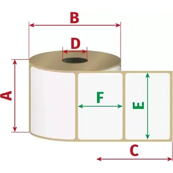 Samolepící etiketa Zebra PolyPro 3000T Glosy etikety 102x152mm (533ks/1role) (3012964.1)