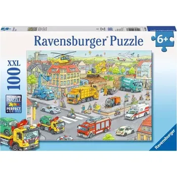 Puzzle Ravensburger Stroje ve městě (105588)