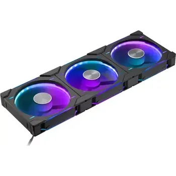 PC ventilátor PHANTEKS D30 PWM Reverse Airflow D-RGB černá 3 ks (PH-F140D30R_DRGB_PWM_BK01_3P)