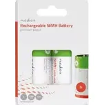 Nedis Dobíjecí Ni-MH baterie D 2 ks (BANM40HR202B)