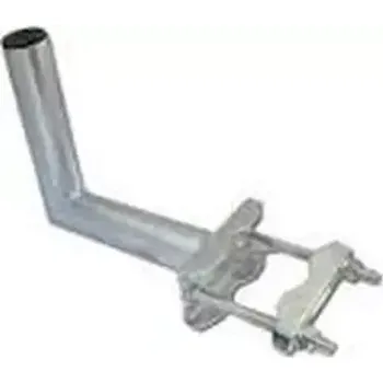 Satelitní konvertor OEM držák antény na stožár 30 cm - galvanický zinek (DRSOE30110)