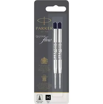 PARKER Quinkflow Ballpoint Pen M černá 2ks (1950372)