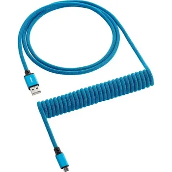 Kabel do PC CableMod Classic Coiled Keyboard Cable Micro-USB - USB-A 1.5m Spectrum Blue (CM-CKCA-MLB-KLB150KLB-R)