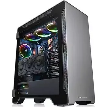 PC skříň THERMALTAKE case A500 ALUMINIUM TG černá (69679)