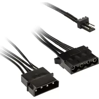 Počítačový zdroj Kolink Adaptér 3-pin na 2x 4-pin Molex 24.5cm černá (PGW-AC-KOL-086)
