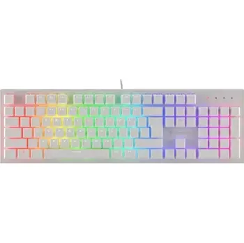 Klávesnice Genesis Thor 303 RGB Outemu Peach Silent bílá (NKG-1879)