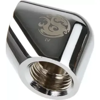 Kompresor BitsPower úhlový adaptér 90° G1/4" (F) G1/4" (F) stříbrná (BP-90DIG14)