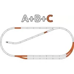 Roco 61102 Geoline - Sada kolejí C (paralelní úsek) s podložím (RO61102)