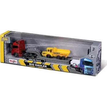 autíčko Maisto Mini pracovní stroje - Sada velkého tahače assort (101211681)