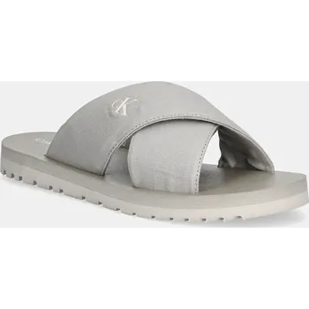 Pánská obuv Pantofle Calvin Klein Jeans CROSS SANDAL CRXS TX YM0YM01223 šedá 09X, EUR 42