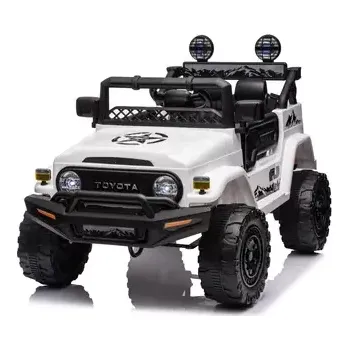 Dětské elektrovozidlo Eljet Dětské elektrické auto Toyota FJ Cruiser bílá (EJ-DEA-TOY-102)