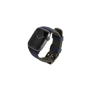 Řemínek na hodinky Uniq Linus Airosoft Silicone řemínek pro Apple Watch 45 44 42mm - NAUTICAL BLUE (modrá) (8886463680919)