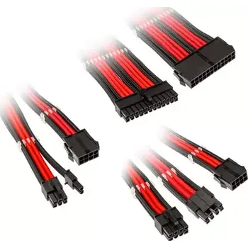 Počítačový zdroj Kolink Prodlužovací sada opletených kabelů Core Adept černo-červená (COREADEPT-EK-BRD)