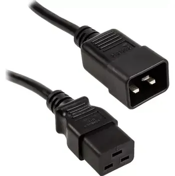 Napájecí kabel Kolink Prodlužovací kabel C20 na C19 - 1.8 m černá (KKTP01C19C20)