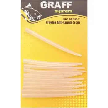 Volný čas Graff Převlek Anti-tangle 5cm Průhedný 10ks (CA14162-T)