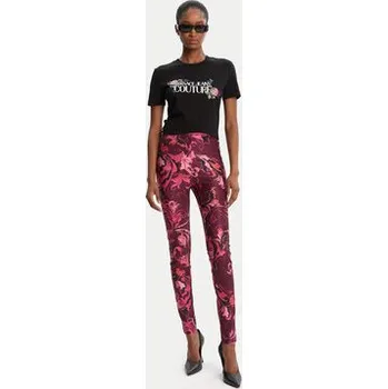 Dámské legíny Versace Jeans Couture Legíny 79HAC101 JS501 Růžová Slim Fit 40