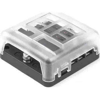 Autoelektrika AMiO Pojistková skříňka se zemnicími svorkami 30A - 6 pozic (03038)