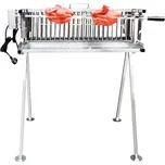 UG Grill Nerezový gril na kuře, kýtu a pečeni /2x Rotisserie (27311)