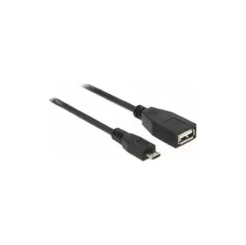 Kabel do PC DeLock kabel USB micro-B samec - USB 2.0-A samice 50 cm (83183)