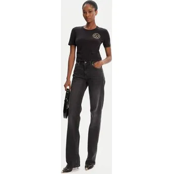 Versace Jeans Couture T-Shirt 79HAHT01 CJ03T Černá Regular Fit M