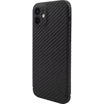 Pouzdro na mobilní telefon Nevox CarbonSeries Kryt pro Apple iPhone 12 černá (4250686408621)
