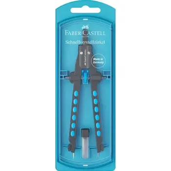 Kružítko FABER-CASTELL Factory Kružítko perleťová modrá (174340)