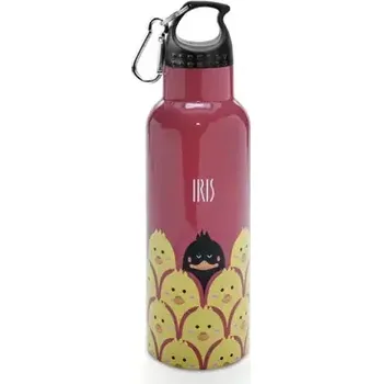 Iris Barcelona Dětská nerezová termolahev Friends 500 ml červená (9982-IR)