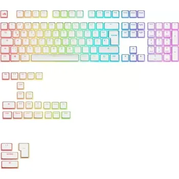Glorious Aura V3 Keycaps 131 ks bílá (GLO-KB-ACC-KC-GPBT-AURA-WHT-DE)