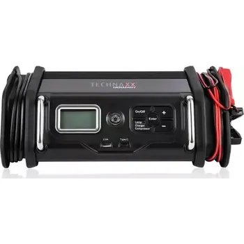 Nabíječka autobaterie Technaxx TX-193 Nabíječka baterií s kompresorem (4999)